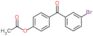 [4-(3-bromobenzoyl)phenyl] acetate