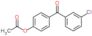 [4-(3-chlorobenzoyl)phenyl] acetate