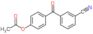 3-[4-(Acetyloxy)benzoyl]benzonitrile