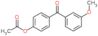 [4-(3-methoxybenzoyl)phenyl] acetate