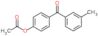 [4-(3-methylbenzoyl)phenyl] acetate