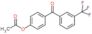 [4-[3-(trifluoromethyl)benzoyl]phenyl] acetate