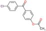 4-(4-chlorobenzoyl)phenyl acetate