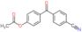 [4-(4-cyanobenzoyl)phenyl] acetate