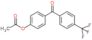 [4-[4-(trifluoromethyl)benzoyl]phenyl] acetate