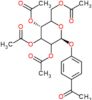 [(3R,6S)-3,4,5-triacetoxy-6-(4-acetylphenoxy)tetrahydropyran-2-yl]methyl acetate