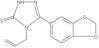 5-(1,3-Benzodioxol-5-yl)-2,4-dihydro-4-(2-propen-1-yl)-3H-1,2,4-triazole-3-thione