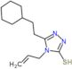 5-(2-Cyclohexylethyl)-2,4-dihydro-4-(2-propen-1-yl)-3H-1,2,4-triazole-3-thione