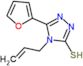 5-(2-Furanyl)-2,4-dihydro-4-(2-propen-1-yl)-3H-1,2,4-triazole-3-thione