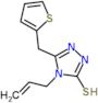 4-prop-2-en-1-yl-5-(thiophen-2-ylmethyl)-2,4-dihydro-3H-1,2,4-triazole-3-thione