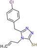 5-(4-chlorobenzyl)-4-prop-2-en-1-yl-2,4-dihydro-3H-1,2,4-triazole-3-thione