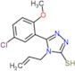 5-(5-chloro-2-methoxyphenyl)-4-(prop-2-en-1-yl)-4H-1,2,4-triazole-3-thiol