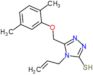 5-[(2,5-dimethylphenoxy)methyl]-4-prop-2-en-1-yl-2,4-dihydro-3H-1,2,4-triazole-3-thione