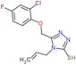 5-[(2-chloro-4-fluorophenoxy)methyl]-4-prop-2-en-1-yl-2,4-dihydro-3H-1,2,4-triazole-3-thione