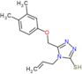 5-[(3,4-dimethylphenoxy)methyl]-4-prop-2-en-1-yl-2,4-dihydro-3H-1,2,4-triazole-3-thione