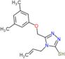 5-[(3,5-dimethylphenoxy)methyl]-4-prop-2-en-1-yl-2,4-dihydro-3H-1,2,4-triazole-3-thione