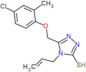 5-[(4-chloro-2-methylphenoxy)methyl]-4-(prop-2-en-1-yl)-4H-1,2,4-triazole-3-thiol