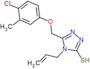 5-[(4-chloro-3-methylphenoxy)methyl]-4-prop-2-en-1-yl-2,4-dihydro-3H-1,2,4-triazole-3-thione