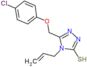 5-[(4-chlorophenoxy)methyl]-4-(prop-2-en-1-yl)-4H-1,2,4-triazole-3-thiol