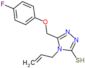 5-[(4-fluorophenoxy)methyl]-4-prop-2-en-1-yl-2,4-dihydro-3H-1,2,4-triazole-3-thione