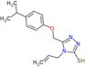 5-{[4-(propan-2-yl)phenoxy]methyl}-4-(prop-2-en-1-yl)-4H-1,2,4-triazole-3-thiol