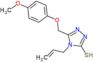 5-[(4-methoxyphenoxy)methyl]-4-(prop-2-en-1-yl)-4H-1,2,4-triazole-3-thiol