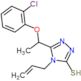 5-[1-(2-Chlorophenoxy)ethyl]-2,4-dihydro-4-(2-propen-1-yl)-3H-1,2,4-triazole-3-thione