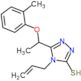 5-[1-(2-methylphenoxy)ethyl]-4-prop-2-en-1-yl-2,4-dihydro-3H-1,2,4-triazole-3-thione