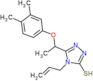 5-[1-(3,4-dimethylphenoxy)ethyl]-4-prop-2-en-1-yl-2,4-dihydro-3H-1,2,4-triazole-3-thione