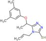 5-[1-(3,5-Dimethylphenoxy)ethyl]-2,4-dihydro-4-(2-propen-1-yl)-3H-1,2,4-triazole-3-thione