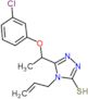 5-[1-(3-Chlorophenoxy)ethyl]-2,4-dihydro-4-(2-propen-1-yl)-3H-1,2,4-triazole-3-thione