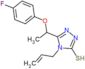 5-[1-(4-fluorophenoxy)ethyl]-4-prop-2-en-1-yl-2,4-dihydro-3H-1,2,4-triazole-3-thione