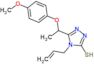 5-[1-(4-methoxyphenoxy)ethyl]-4-prop-2-en-1-yl-2,4-dihydro-3H-1,2,4-triazole-3-thione