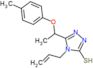 2,4-Dihydro-5-[1-(4-methylphenoxy)ethyl]-4-(2-propen-1-yl)-3H-1,2,4-triazole-3-thione