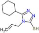 5-Cyclohexyl-2,4-dihydro-4-(2-propen-1-yl)-3H-1,2,4-triazole-3-thione