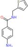 4-amino-N-(thiophen-2-ylmethyl)benzamide