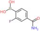 (4-carbamoyl-2-fluoro-phenyl)boronic acid
