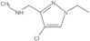4-Chloro-1-ethyl-N-methyl-1H-pyrazole-3-methanamine