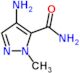 4-amino-1-methyl-1H-pyrazole-5-carboxamide