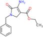 ethyl 4-amino-1-benzyl-5-oxo-2,5-dihydro-1H-pyrrole-3-carboxylate