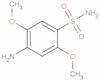 4-Amino-2,5-dimethoxybenzenesulfonamide