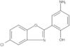 4-Amino-2-(5-chloro-2-benzoxazolyl)phenol