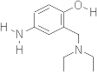 Phenol, 4-amino-2-[(diethylamino)methyl]-, hydrochloride (1:2)