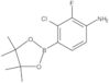 3-Chloro-2-fluoro-4-(4,4,5,5-tetramethyl-1,3,2-dioxaborolan-2-yl)benzenamine