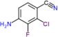 4-amino-2-chloro-3-fluoro-benzonitrile