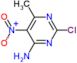 2-Chloro-6-methyl-5-nitropyrimidin-4-amine