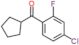 (4-chloro-2-fluoro-phenyl)-cyclopentyl-methanone