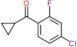 (4-chloro-2-fluoro-phenyl)-cyclopropyl-methanone