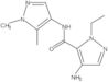 4-Amino-N-(1,5-dimethyl-1H-pyrazol-4-yl)-1-ethyl-1H-pyrazole-5-carboxamide
