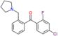 (4-chloro-2-fluoro-phenyl)-[2-(pyrrolidin-1-ylmethyl)phenyl]methanone